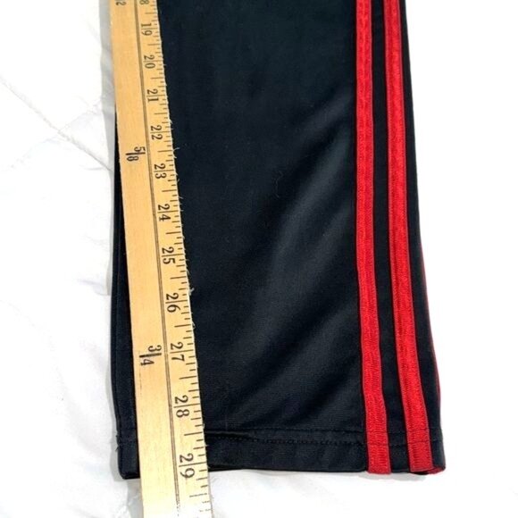 Adidas Black & Red Track Pants XL(18/20) Polyester - Picture 9 of 9